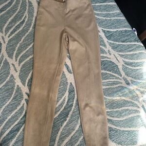 NWT Max Studio Faux Suede Leggings Size S
